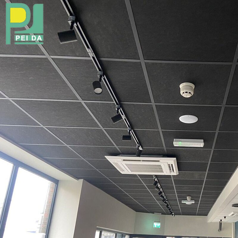 Perforated Ceiling Board Factory - OEM Black M-P13 6mm