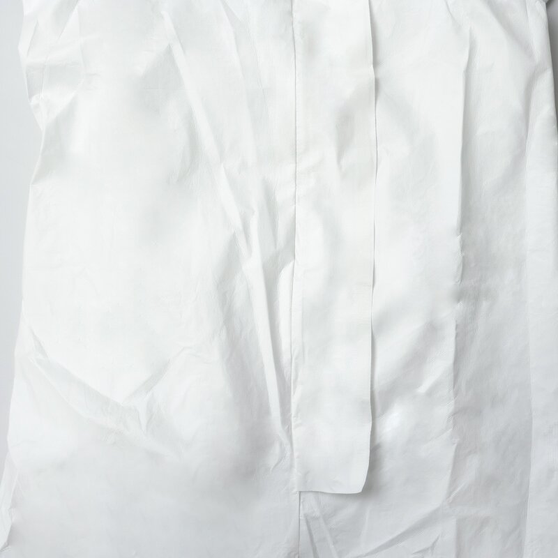 Safety Coverall Manufacturer - OEM Dust Anti-Static Silicone-Free Breathable PP/PE White