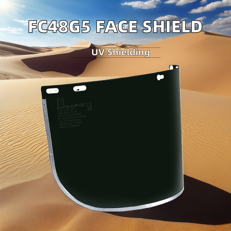 Face Shield Manufacturer - OEM Blue Eagle Anti-Impact Anti-puncture Polycarbonate