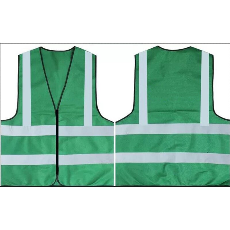 Reflective Safety Vest Factory - OEM Customized Polyester Hi Vis Zipper Closure Basic