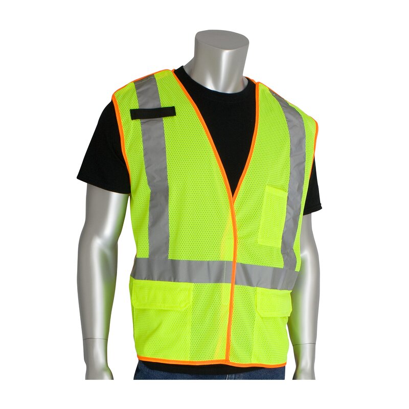 High Visibility Safety Vest Manufacturer - OEM Custom Logo 100% Polyester Waterproof Workwear