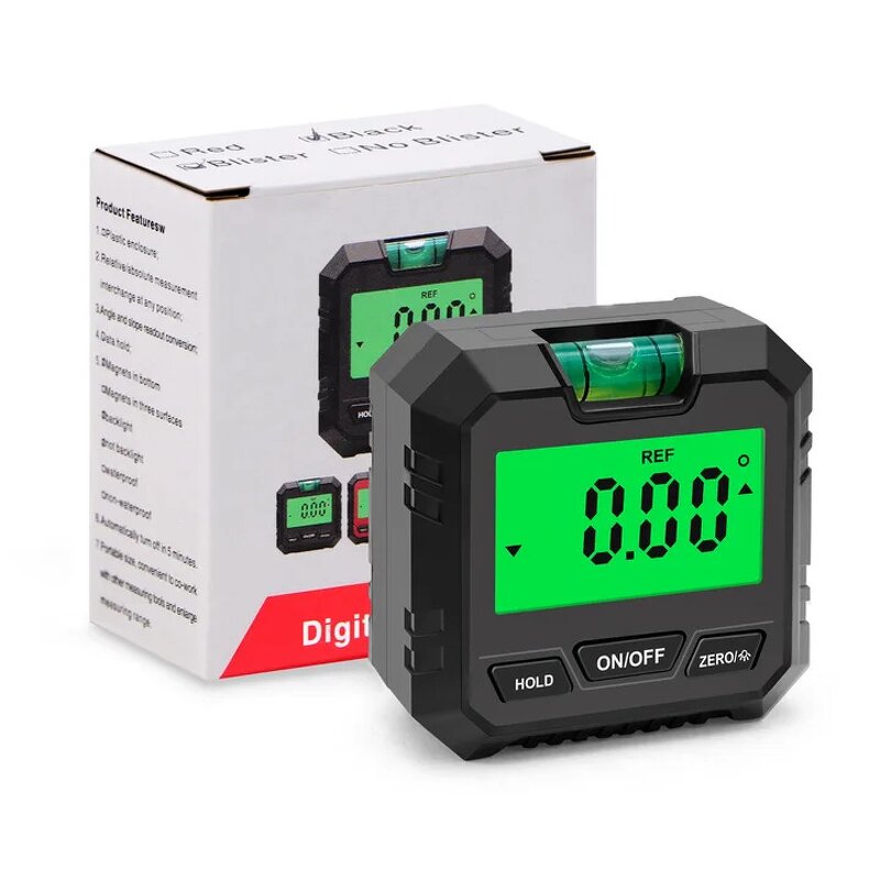 Digital Protractor Manufacturer - OEM Industrial Grade Plastic Angle Display Inclinometer