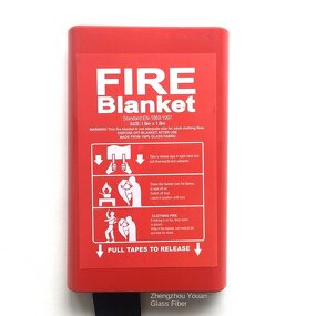 Fire Blanket Manufacturer - OEM Factory Sale Fiberglass with English Package
