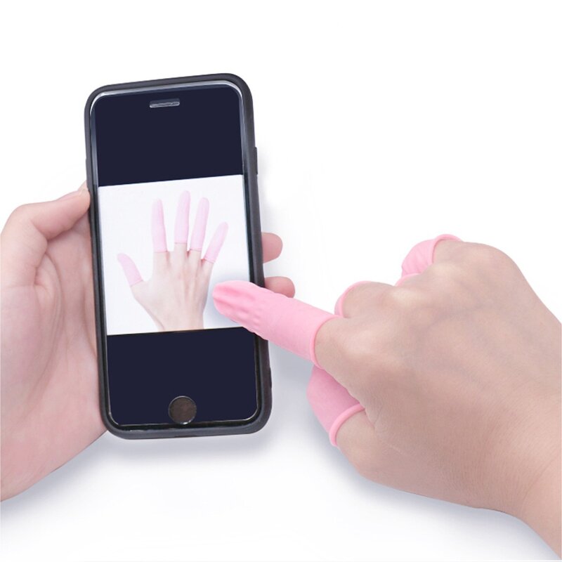 Anti-Static Finger Sleeves Manufacturer - OEM Disposable Thin Embroidered Powder Food-Grade