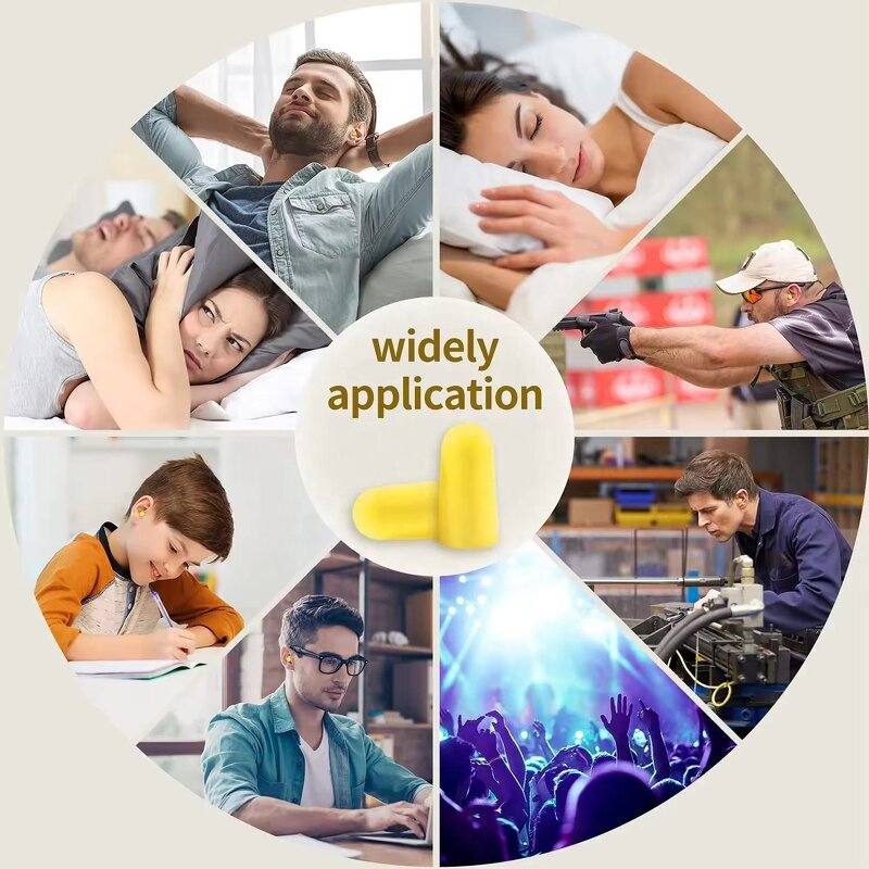 Silicone Foam Ear Plugs Manufacturer - OEM Hot Selling Super Soft Reusable for Sleep Travel