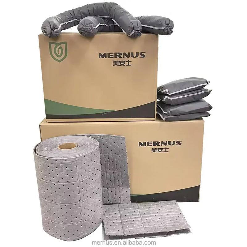 Industrial Absorbent Roll Factory - OEM Easy-Tear Acid Alkali Oil Chemical Absorbent Material