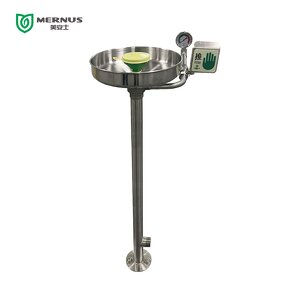 Pedestal Mounted Eye Wash Factory - OEM 304 Stainless Steel Emergency Eye Face Wash