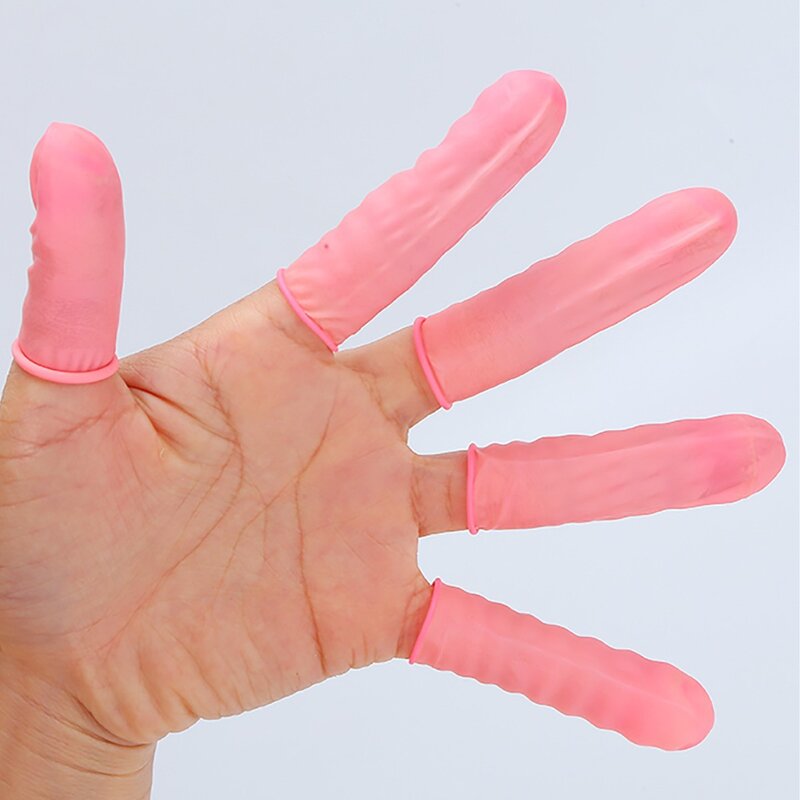 Anti-Static Finger Sleeves Manufacturer - OEM Disposable Thin Embroidered Powder Food-Grade