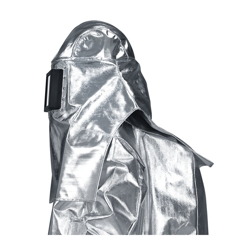 Aluminum Foil Hood Factory - OEM Blue Eagle AL1 1000-Degree Fire-Resistant Shoulder Cape