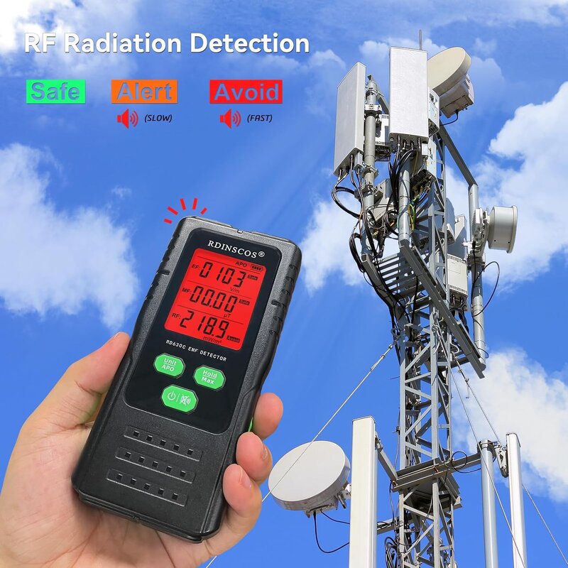 EMF Meter Factory - OEM RD630 Radiant Field Detector for Home Office Radiation Detector
