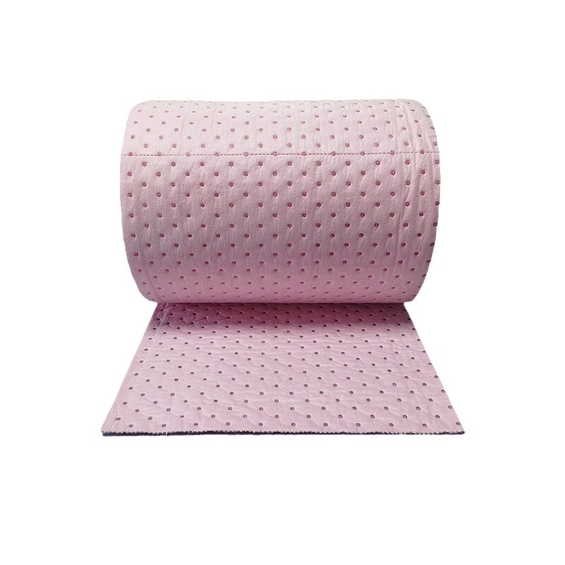 Industrial Absorbent Roll Factory - OEM Easy-Tear Acid Alkali Oil Chemical Absorbent Material