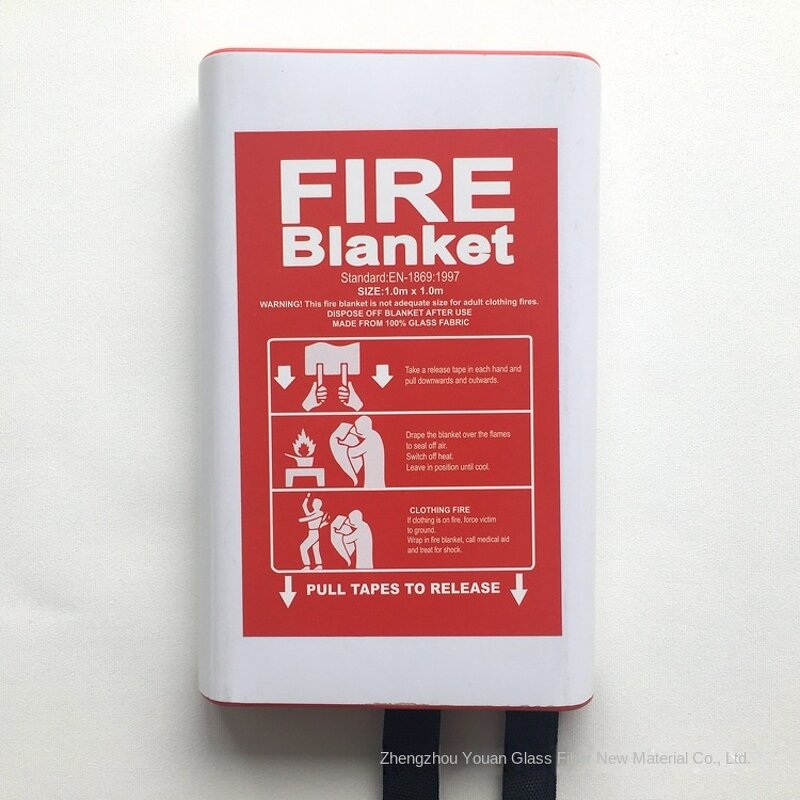 Fire Blanket Manufacturer - OEM Factory Sale Fiberglass with English Package