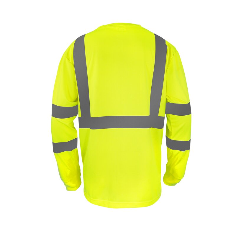 High Visibility Security Vest Factory - OEM High Quality Yellow Breathable Long Sleeve