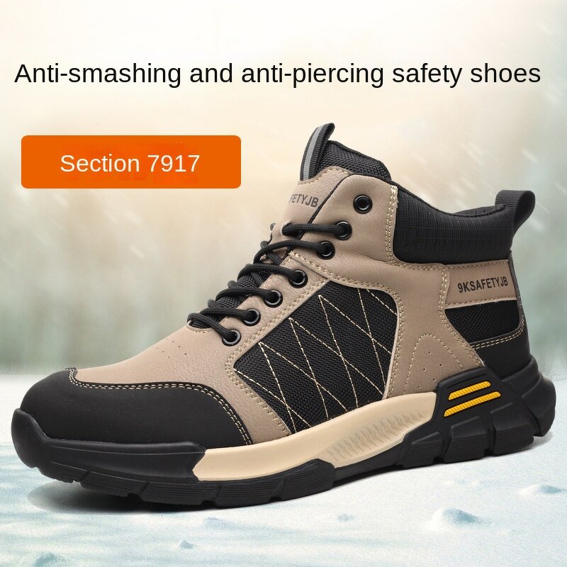 Labor Protection Shoes Factory - OEM Cross-border Wholesale NAIKAI Steel Toe High-top