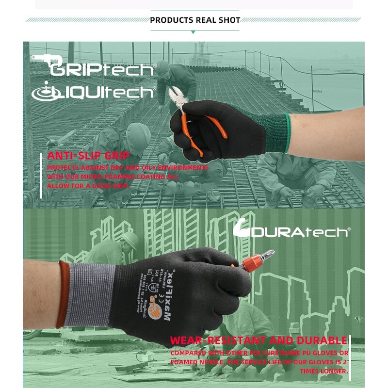 Nitrile Palm Gloves Factory - OEM Latex-Coated XL Ultra-Fine Foam Seamless Woven Nylon