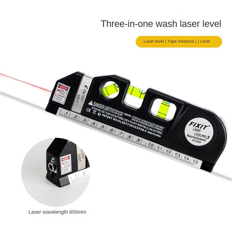 Laser Level Factory - OEM Multifunctional Three-in-One Infrared Cross Line Right Angle