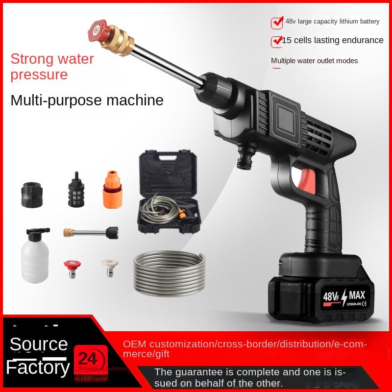 Car Washing Machine Factory - OEM Portable Wireless High Power Lithium Battery Pressure