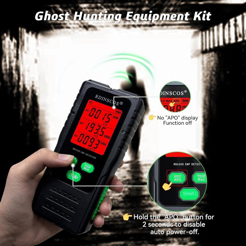 EMF Meter Factory - OEM RD630 Radiant Field Detector for Home Office Radiation Detector