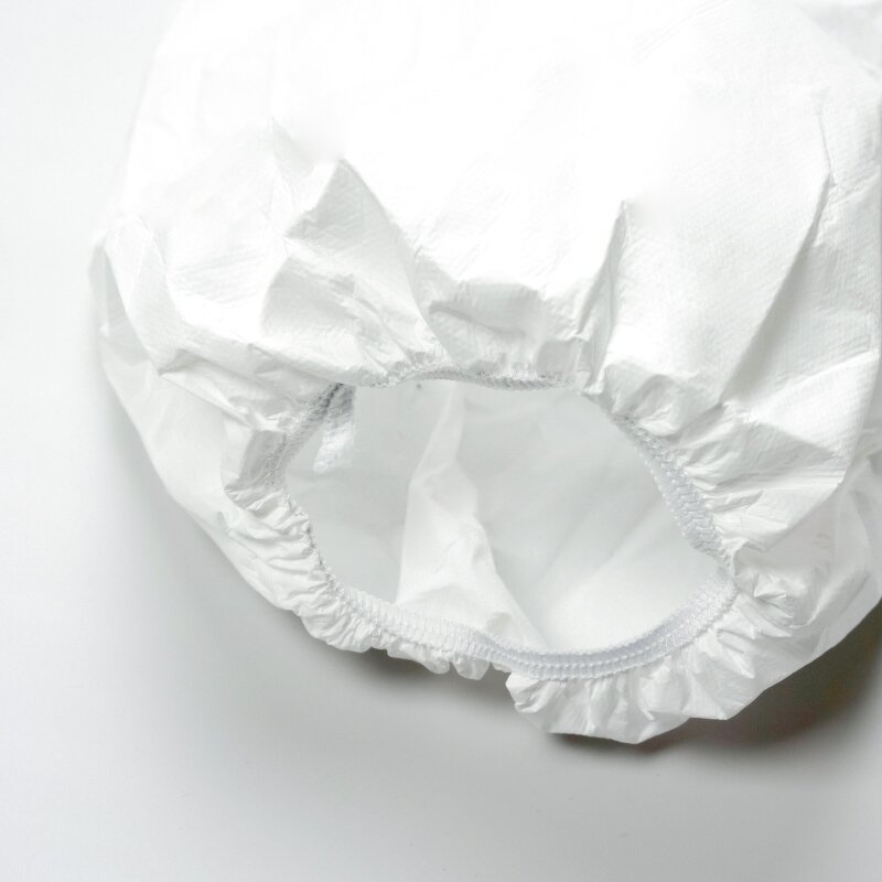 Safety Coverall Manufacturer - OEM Dust Anti-Static Silicone-Free Breathable PP/PE White