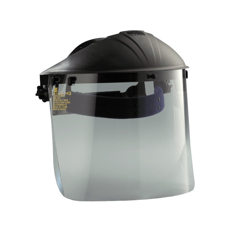 Face Shield Manufacturer - OEM Blue Eagle Anti-flame Anti-splash Clear Polycarbonate