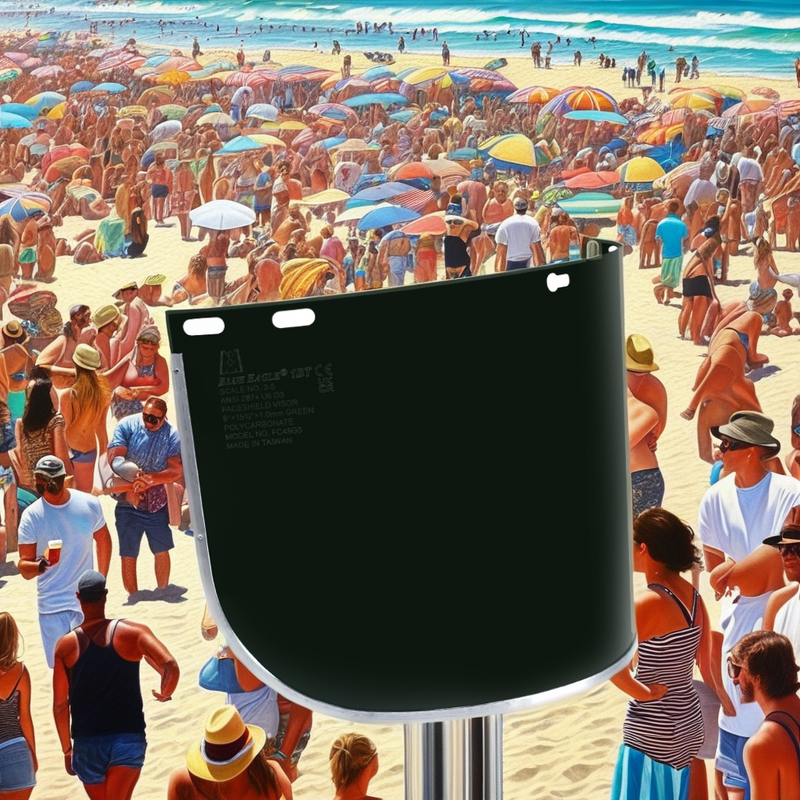 Face Shield Manufacturer - OEM Blue Eagle Anti-Impact Anti-puncture Polycarbonate