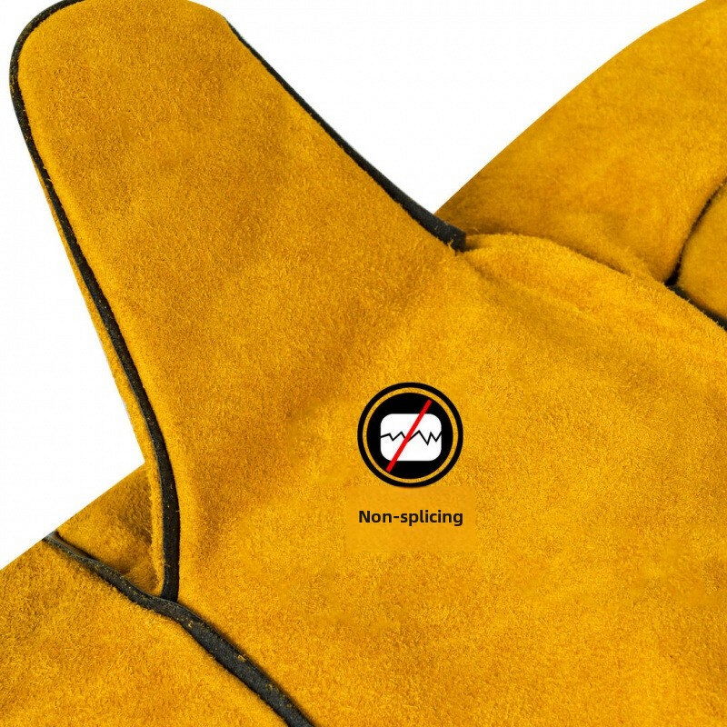 Welding Gloves Manufacturer - OEM Factory Direct XL Size Cowhide Leather Fireproof