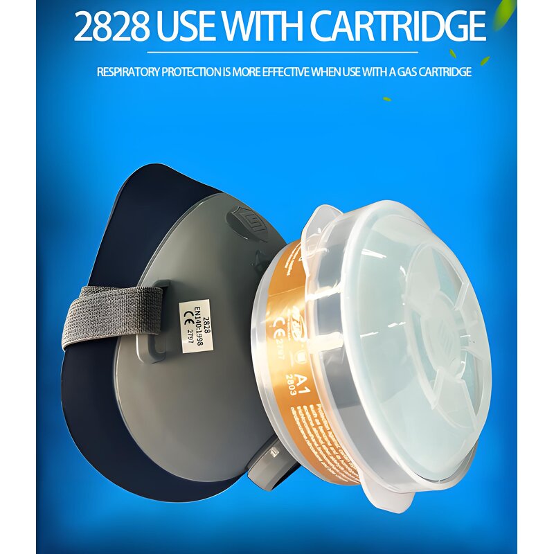 Half Face Respirator Factory - OEM Silicone Anti-Smoke Dust for Sanding Spray Paint