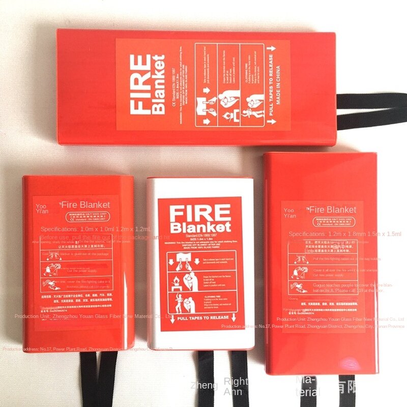 Fire Blanket Manufacturer - OEM Factory Sale Fiberglass with English Package