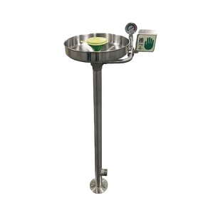 Emergency Eye Wash Manufacturer - OEM 304 Stainless Steel Pedestal Mounted Equipment