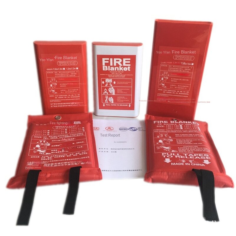 Fire Blanket Manufacturer - OEM Factory Sale Fiberglass with English Package
