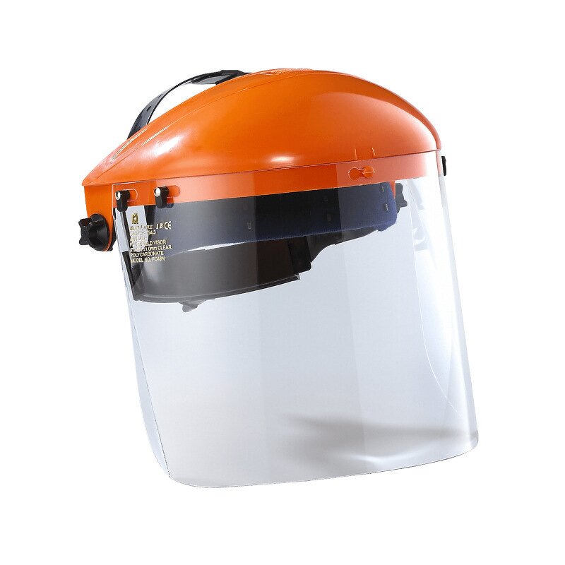Face Shield Manufacturer - OEM Blue Eagle Anti-flame Anti-splash Clear Polycarbonate