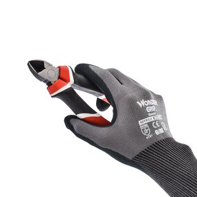 Polyester Nitrile Gloves Manufacturer - OEM Gray Latex High Performance Universal Breathable