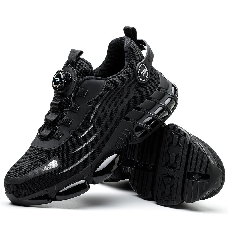 Summer Safety Shoes Manufacturer - OEM Unisex 266 Indestructible Steel Toe Fly-Woven Fabric