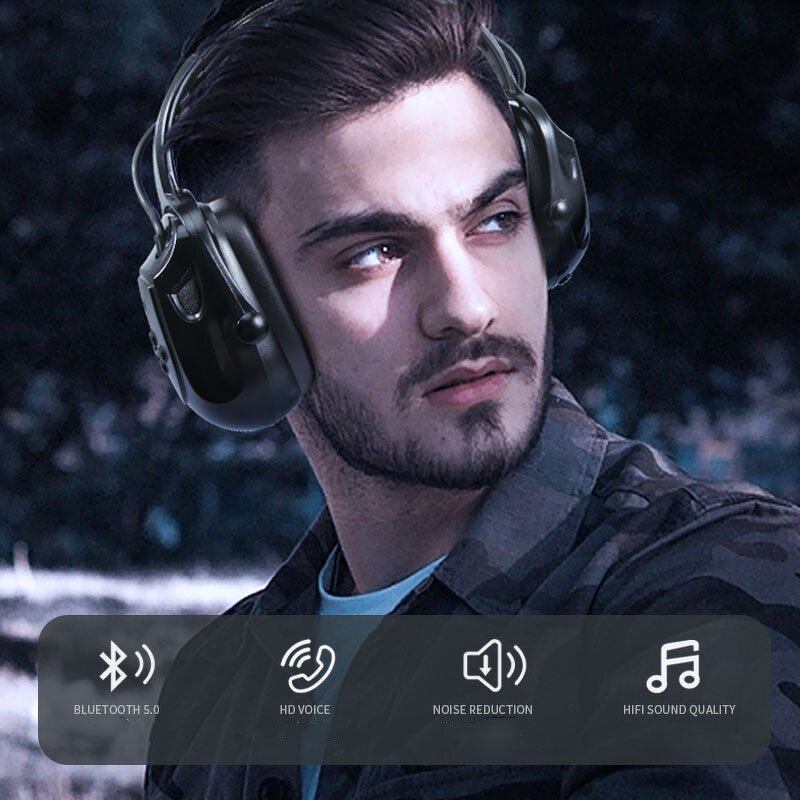 Wireless Bluetooth Earmuffs Factory - OEM High Quality Head Mounted Multifunctional Hearing