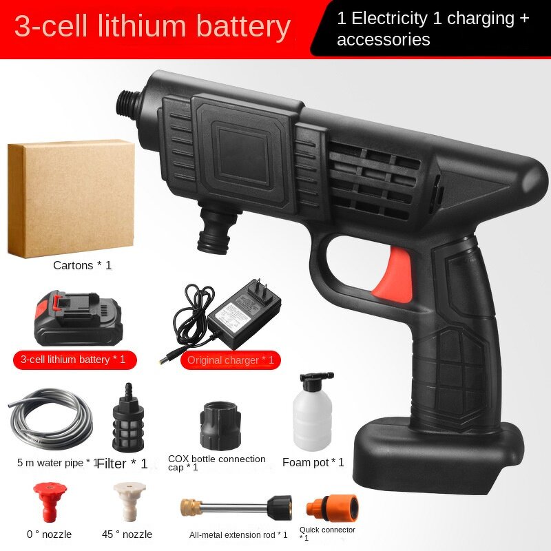 Car Washing Machine Factory - OEM Portable Wireless High Power Lithium Battery Pressure