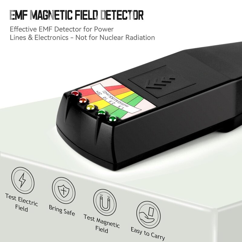 EMF Detector Manufacturer - OEM Handheld LED Magnetic Field Paranormal Equipment 1 Year