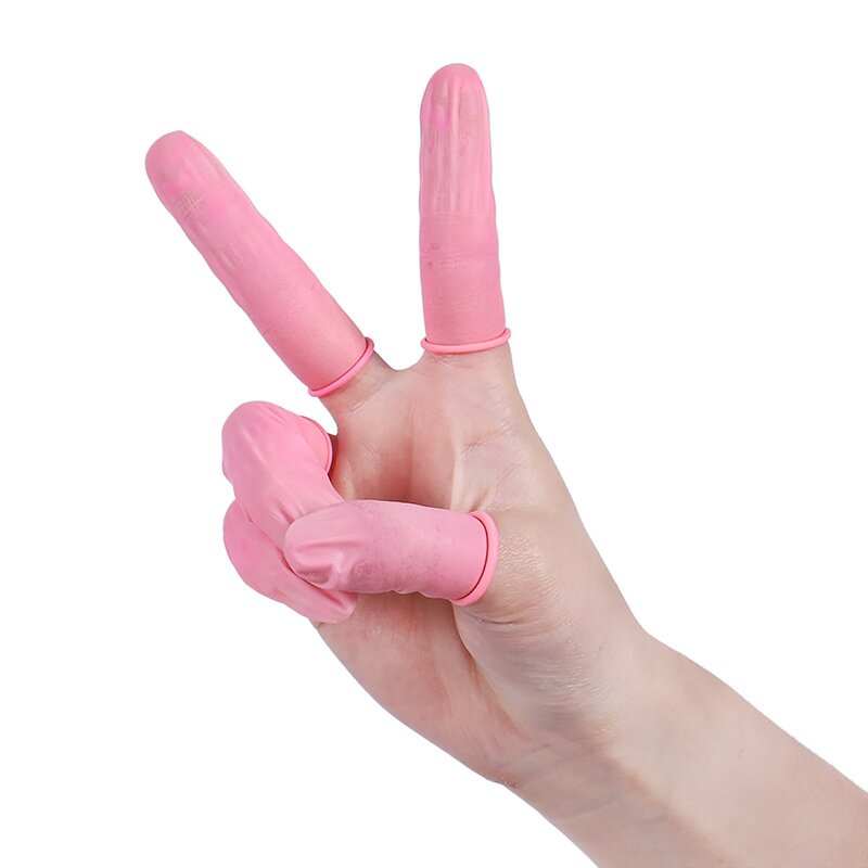 Anti-Static Finger Sleeves Manufacturer - OEM Disposable Thin Embroidered Powder Food-Grade