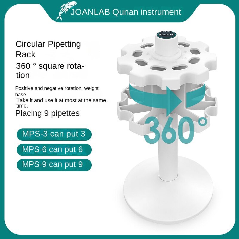 Rotary Pipette Rack Manufacturer - OEM JOANLAB MPS-3 Universal Round with Durable Plastic