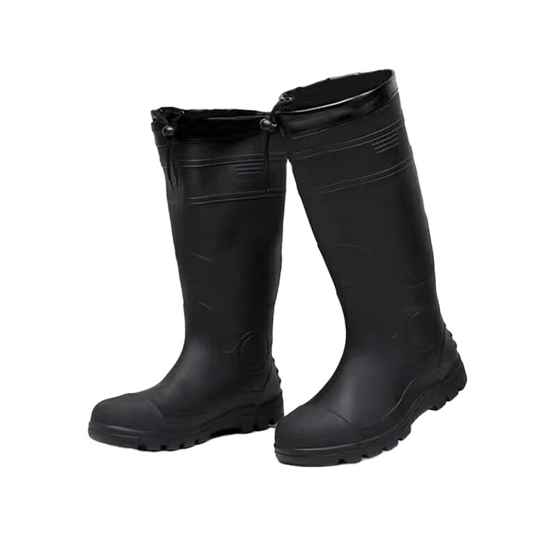 Safety Rain Boots Manufacturer - OEM Steel Toe PVC-soled Knee-high Oil-Resistant Acid