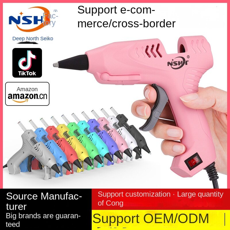 Hot Melt Glue Gun Factory - OEM 20W-100W DIY Grade Manual Electric Power Aluminum Plastic