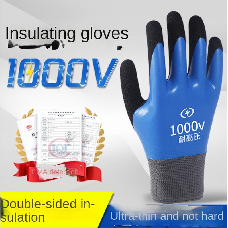 Insulated Gloves Factory - OEM 1000V Double-Sided Waterproof 1KV Low Voltage Electrical