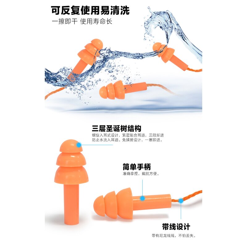 PU Earplugs Manufacturer - OEM Long-Lasting 33db for Chemical Industry Noise Reduction