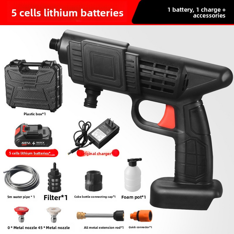 Car Washing Machine Factory - OEM Portable Wireless High Power Lithium Battery Pressure