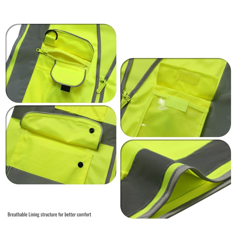 Safety Vest Manufacturer - OEM Custom High Visibility Multi Pockets