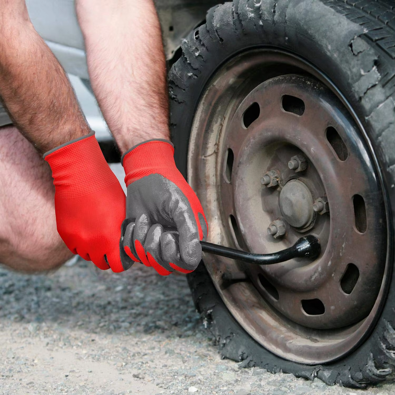 Nitrile Coated Gloves Manufacturer - OEM Cheap Polyester Work Gloves