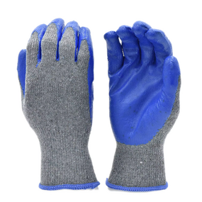 Rubber Coated Gloves Factory - OEM Custom Latex Palm Safety Gloves