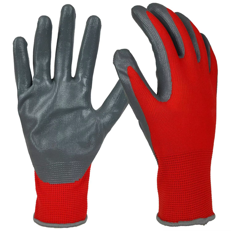 Nitrile Coated Gloves Manufacturer - OEM Cheap Polyester Work Gloves