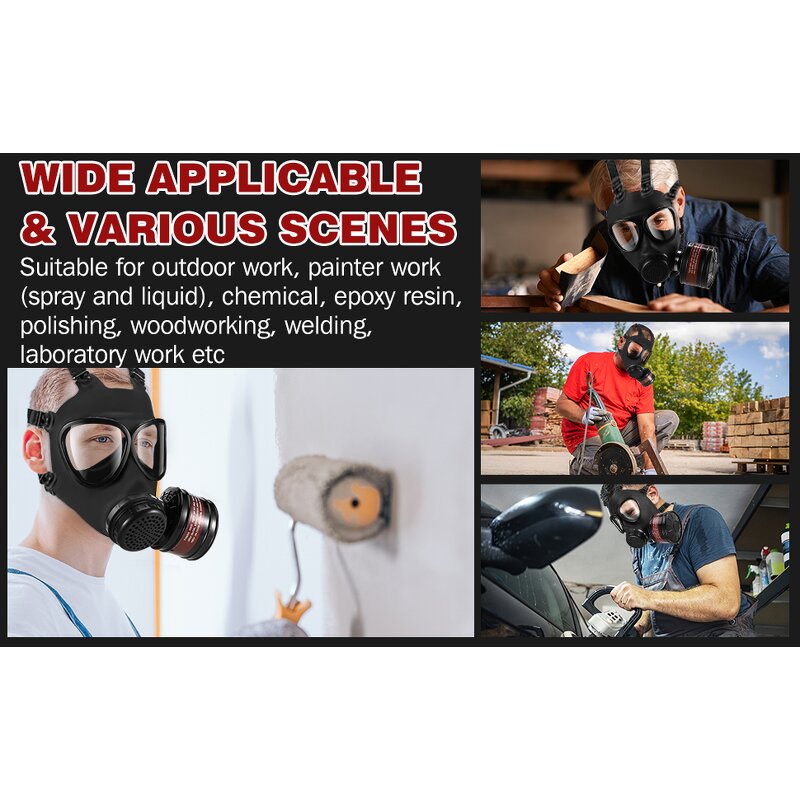 Full Face Respirator Factory - OEM Custom Nuclear Chemical Gas Masks