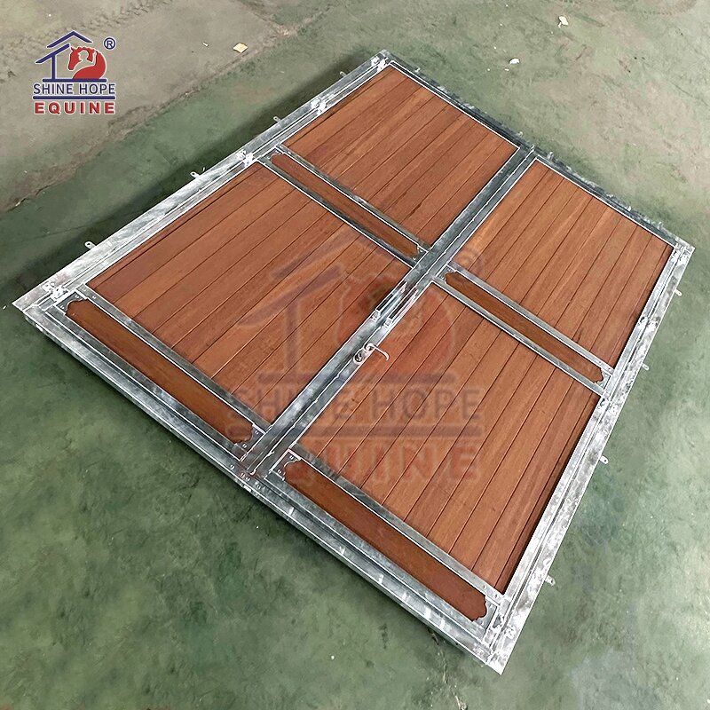 Horse Barn End Doors Manufacturer - OEM New Condition Bamboo Wooden Dutch Double Sliding