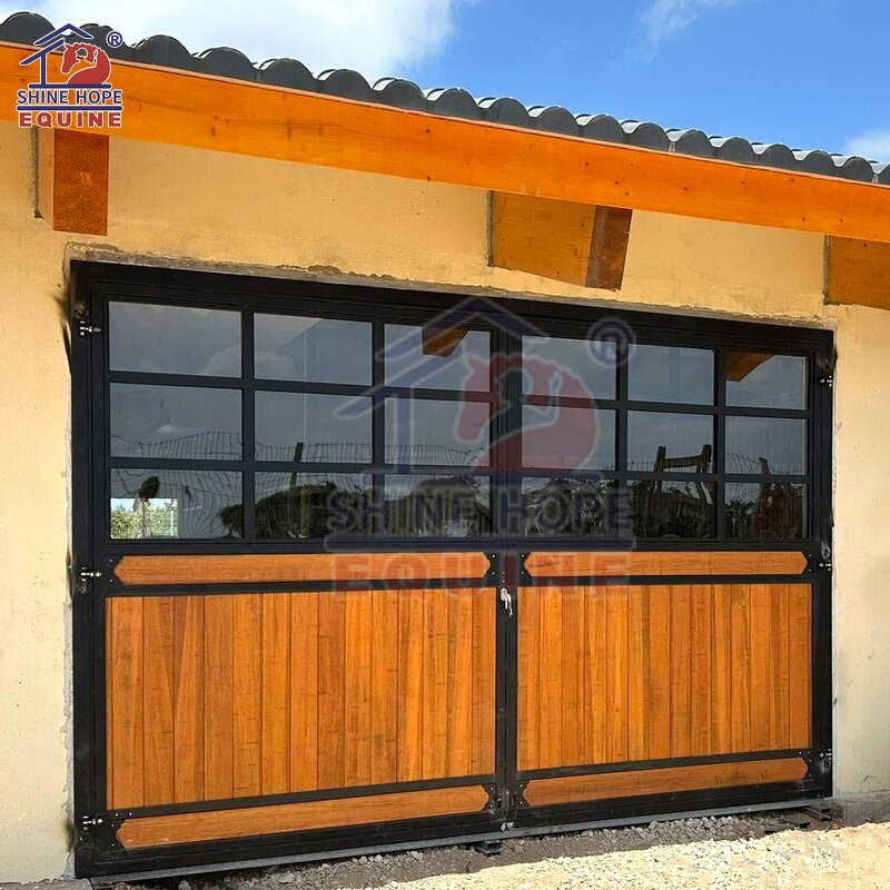 Horse Stall Sliding Door Kits Manufacturer - OEM New Condition Cheap Metal Doors Pallet